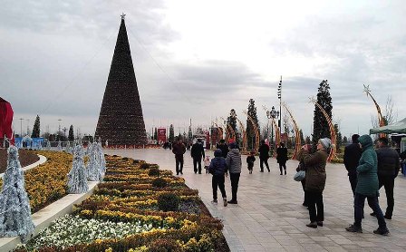 Главную Ёлку Узбекистана «выселили» за пределы столицы. Она хороша, но детей жалко