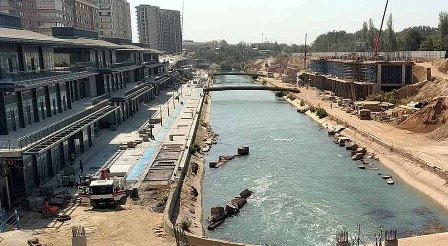 Застройка водоохранной зоны ташкентского канала Бурджар