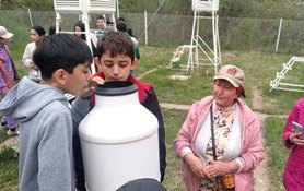 Экскурсия по метеостанции, Паркентский район