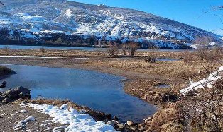 Зимние пейзажи между реками Угам, Чирчик и каналом Бозсу